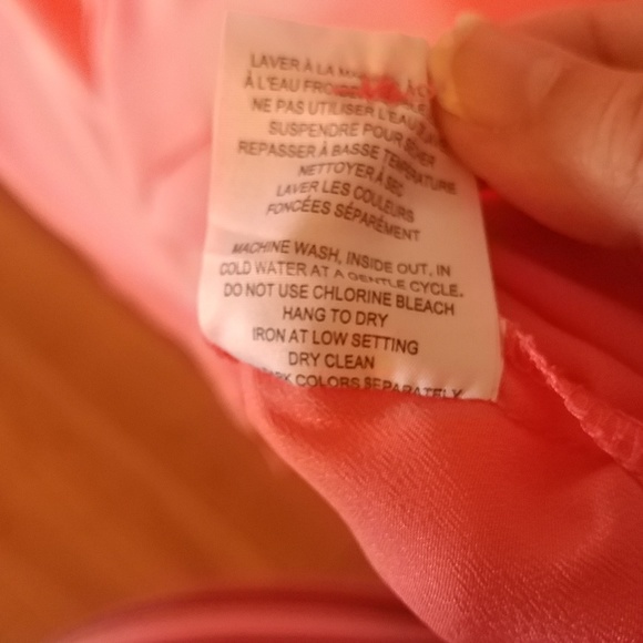 Penningtons Peach Button Up Blouse 2X - Picture 6 of 8